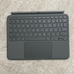 Logitech Combo Touch Tablet Keyboard - Gray